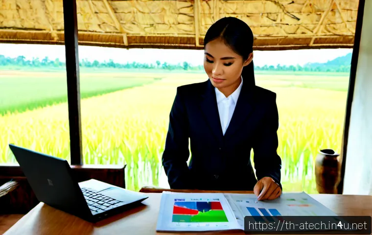Home 17 농업기술직 면접 준비 노하우 - Photorealistic Thai agricultural extension job interview preparation scene, confident young Thai can...
